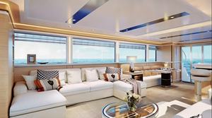 سيارة صيد فاخرة بطول 76 قدمًا لعبة كروزر معركة-Axe يخت داخل السفينة محرك بحري عرض واسع مدمج من كلوريد متعدد الفينيل ملحوم - Product Image 4