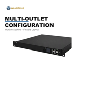Commutateur de transfert statique (STS) à sortie stable pour montage en rack, équipement de transfert automatique d'énergie industrielle, vente en gros