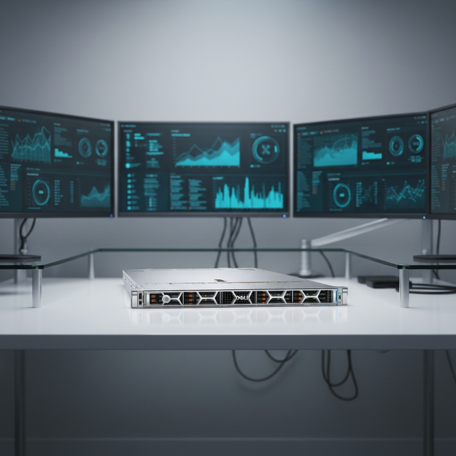 Dell PowerEdge R660XS Server Intel Xeon 4410Y 64GB RAM 1U Rack Server with Two 5th Gen EPYC Expandable Processors