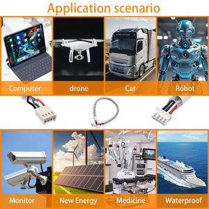 Arnés de Cables con Conector Macho a Hembra UL1007 22AWG XH2.5-4P 2510-4P con Tubo Protector Transparente de PU - Product Image 6