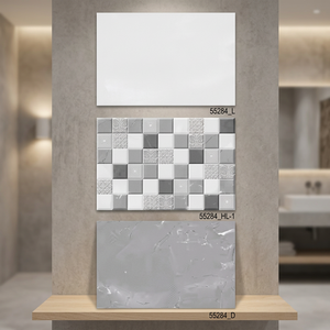 Azulejos de Cerámica Esmaltada Grises de 300x450 mm, Impermeables, para Pared y Suelo, para Exteriores y Baños, de la Mejor Calidad, Grado A, Primera Elección - Product Image 4
