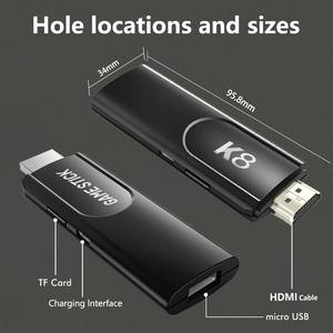 Usine K8 64GB Console de jeu vidéo domestique Bataille à deux joueurs sans fil 2.4G Gamepad Gaming Stick - Product Image 3