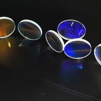 Verre optique industriel en gros avec revêtement antireflet, diamètre personnalisable, lentille de protection pour réflecteur laser, lentilles 505