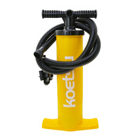 Pompe à air bidirectionnelle jaune KOETSU 4L, modèle 240525, pour tentes, voiliers, planches à pagaie, bateaux de pêche - Pompe de gonflage et de dégonflage