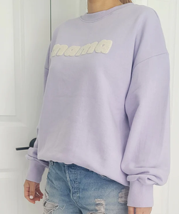 Offre Spéciale maman et moi <span class=keywords><strong>pull</strong></span> solide personnalisé boucle broderie <span class=keywords><strong>pull</strong></span> haut <span class=keywords><strong>famille</strong></span> correspondant <span class=keywords><strong>pull</strong></span> - Product Image 2