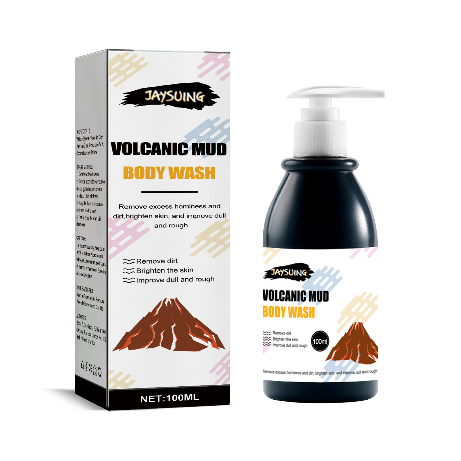 Volcanic Mud Body Wash 100ml