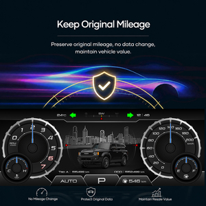 Tableau de bord numérique LCD JIUTREE pour Toyota Prado 2010-2021, écran de compteur de vitesse, tableau de bord virtuel - Product Image 5