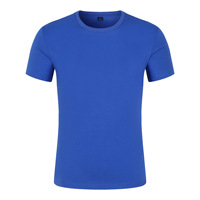 T-shirt en coton respirant à col rond et manches courtes, coupe ample, personnalisable pour événements de team building, uniformes de classe, tenues de réunion de classe