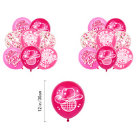 Artículos de Fiesta de Cumpleaños con Temática de Vaquera Rosa, Decoración de Mesa, Pancarta, Globos, Fondo, Decoración para Baby Shower y Fiesta de Cumpleaños para Niñas