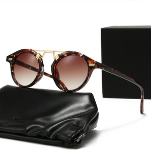 Gafas de Sol Nuevas Retro con Marco Redondo Pequeño de Metal, Estilo Aviador, Protección Solar Especial para Conducir, para Hombres Europeos y Americanos - Product Image 4