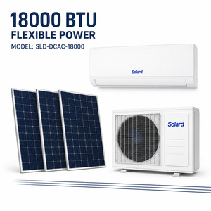 Climatiseur Solaire Hybride 18000 BTU AC PV à Entraînement Direct, Murale, Chauffage et Refroidissement, 80-380V, Usage Domestique Extérieur SLD-DCAC-18000E S - Product Image 4
