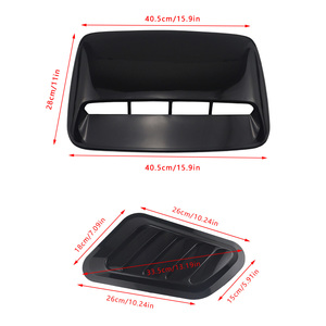 Decoración para la Toma de Aire del Automóvil, Placa Decorativa Universal para el Capó del Motor, Ventilación para el Capó, Decoración Exterior - Product Image 2