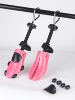 Embauchoir en plastique à poignée diamantée, multicolore, motifs personnalisables, rose