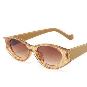 Neue <span class=keywords><strong>Funky</strong></span> Konkave Sonnenbrille Unisex Glänzender Kunststoffrahmen Damen Lustige Form Sonnenbrille - Product Image 5
