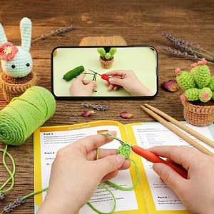 Kit de Crochet en Fibre Acrylique Thème Animaux le Plus Vendu – Ensemble DIY pour Crocheter, Cadeau Personnalisable, Pièce Décorative - Product Image 2