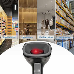 Escáner de Código de Barras Inalámbrico con Interfaz USB, Escaneo Rápido <span class=keywords><strong>EAN13</strong></span>, Lector de Código de Barras Largo, Disponible en Stock para Tiendas, Supermercados y Almacenes - Product Image 4