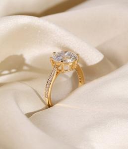 Anillo de Diamante Cultivado en Laboratorio con Corte Brillante Redondo Deslumbrante, Certificado por IGI, Joyería Brillante Ideal para Boda, Compromiso o Aniversario - Product Image 1