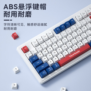 Clavier mécanique ViewSonic KU127, 98 touches, filaire, éclairage mixte, clavier de jeu et de bureau - Product Image 4