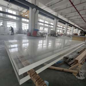 Kristalhelder Gepolijste Randen Dik Acrylplaat Voor Luxe Winkeldisplays En Museumkoffers - Product Image 2