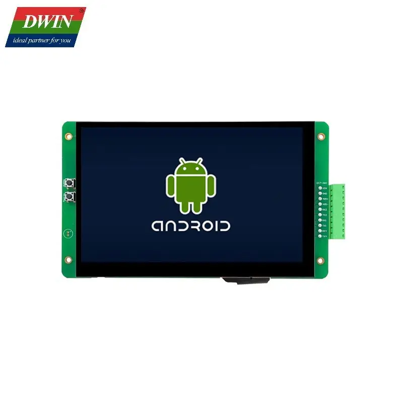 Dwin 7/8/10.1/10.4/12.1 Inch TFT LCD Display Android 8.1 OS Screen with 1024*600/1280*800 Pixel Capacitive Touch Screen