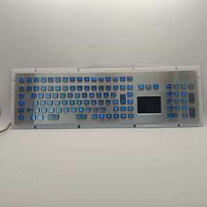 Thép không gỉ đèn nền kim loại bàn phím với <span class=keywords><strong>touchpad</strong></span> - Product Image 6