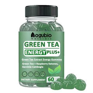 Gomitas de Té Verde + Cetonas de Frambuesa + Garcinia Cambogia AOGUBIO, Suplemento Herbal con Sabor Natural a Frutas, Gomitas Veganas de Té Verde - Product Image 1