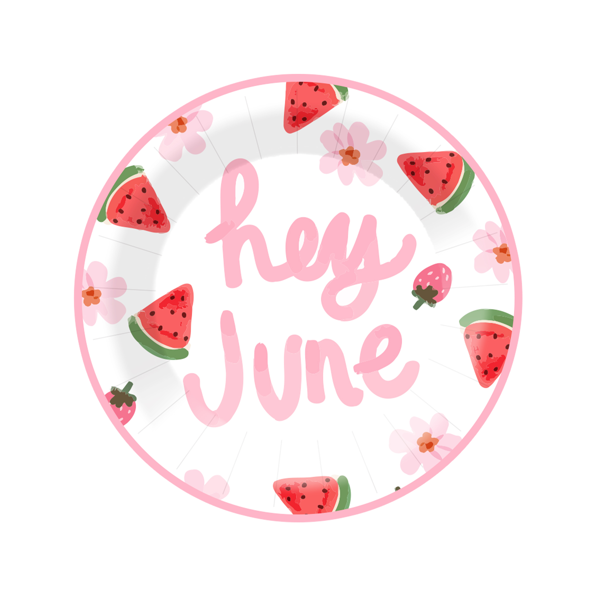 Plato de papel de 9 pulgadas * 8 unidades