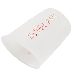 250ml & 500ml Silicone <b>Measuring</b> <b>Spoons</b> Set Heat Resistance Baking Cups with Squeeze Pour Feature for Home Kitchen Use - Product Image 5