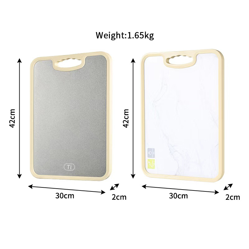 เขียงไทเทเนียมบริสุทธิ์ (เครื่องหมายป้องกันมีด)