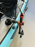 Support de fixation Yak Outdoors en aluminium durable pour transducteur LiveScope, 50/110 cm, avec rotule de 1,5 pouce, pour kayak, bateau, détecteur de poissons