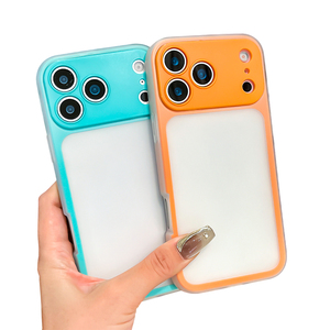 Funda Protectora para Teléfono Iphone 17 Pro Max, Color Caramelo Mate, Sensación de Piel, Protección de Lente de Cámara Esmerilada, Resistente a Golpes, Carcasa Rígida de PC - Product Image 1