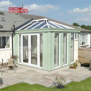 Système de température bioclimatique préfabriqué d'occasion, aluminium, verre, <span class=keywords><strong>solarium</strong></span>, jardin extérieur, patio, vente, véranda - Product Image 3