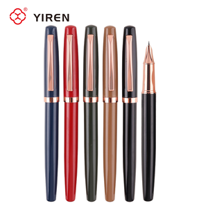 Bolígrafos Metálicos de Tono Oscuro Personalizables YIREN, 0.38 mm, para Oficina, Contabilidad, Negocios, <span class=keywords><strong>Estudio</strong></span>, Uso Diario, de Lujo y Color - Product Image 1