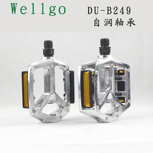 Pédales de vélo de montagne Wellgo Du-B249 en alliage d'aluminium léger avec roulements autolubrifiants pour VTT - Product Image 4