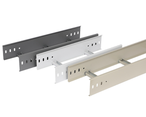 Canaux de câbles en acier inoxydable galvanisé |   Plateaux de type échelle |   Galvanisé à chaud |   Grande portée |   Capacité de charge de 200 kg - Product Image 1