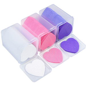 Misscheering 200 tampons pour ongles en forme de cœur, sans peluches, pour le retrait du vernis gel, lingettes nettoyantes pour vernis gel - Product Image 5