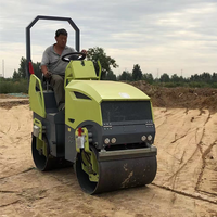 Compacteur industriel à haute efficacité, vitesse de marche de 0 à 4 km/h, rouleau compresseur pour les zones de pavage en asphalte