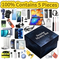 Caja Misteriosa con 5 Artículos Sorpresa, Productos de Moda Electrónicos 3C, Artículos Misteriosos para Juegos, Caja Misteriosa de la Suerte con Gran Valor
