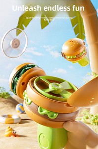 <span class=keywords><strong>Pistolet</strong></span> <span class=keywords><strong>Lanceur</strong></span> de Toupies Hamburger 2-en-1 avec Lumière LED, Gyroscope, Soucoupe Volante, Jouet de Combat Extérieur en Plastique ABS Dragonfly pour Enfants - Product Image 6