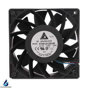 DELTA 24V 48V DC12V 3.0A EC AC 120X120X38MM 12038 12CM Control de temperatura inteligente Disipación de calor FFB1212EHE Ventilador de refrigeración - Product Image 1