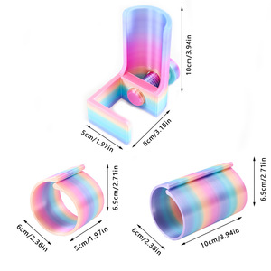 Support de toile pour peinture diamant Songwoo Gradient Rainbow, ensemble de fixation réglable pour toile, outils de peinture diamant - Product Image 2