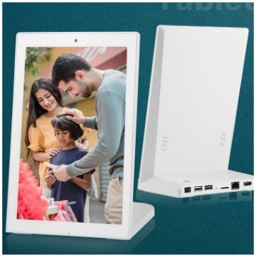 L Type 14" 2+16GB/32GB RK3566/3288 Touch Screen Ordering Desktop Android Tablet with Light Bar Nfc Poe Tablet