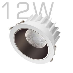 220V 12W LED Downlight dim CCT COB duvar yıkayıcı silindir Aurora dekoratif gömme ışık Clubhouse Hall 12V Downlight için - Product Image 1