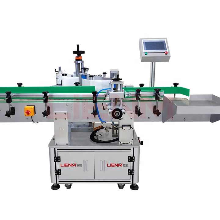 Automatic Flat Single Pvc Opp Bopp Labeling Machine Round Bottles Beer