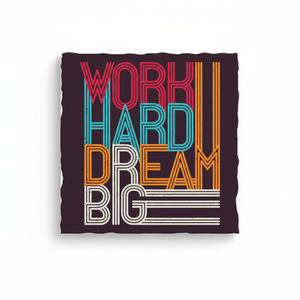 Printed Canvas Art: <b>Retro</b> Typography, Motivational Office <b>Decor</b>,WRAPPED CANVAS - Product Image 2