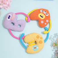Nouveau jouet sonore en peluche en forme de lettre pour chiens et chats - Jouet anti-ennui, d'entraînement et de dentition, taille petite/moyenne JF-X0375