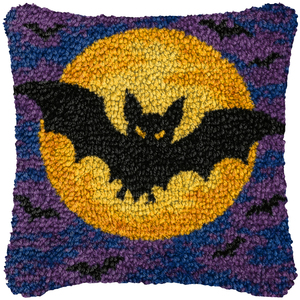 Kit de <span class=keywords><strong>crochet</strong></span> de loquet de citrouille avec motif imprimé Halloween tapis broderie adultes artisanat passe-temps trucs en plastique toile bricolage - Product Image 5