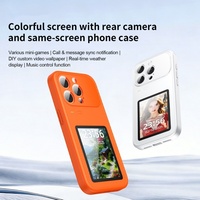 Coque de téléphone mobile NFC intelligente à écran E-Ink, personnalisable (DIY) avec photos et vidéos, pour iPhone 17 Pro Max, 16, 15 Pro – Nouveauté 2026, Vente Flash
