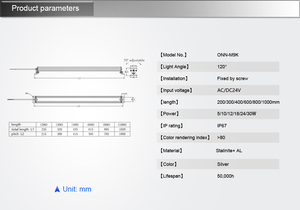 Máy ONN-M9K ánh sáng <span class=keywords><strong>LED</strong></span> 12-24V CNC máy ánh sáng IP67 tùy biến <span class=keywords><strong>LED</strong></span> chống cháy nổ ánh sáng làm việc - Product Image 5