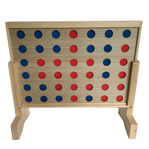 <strong>Large</strong> Wooden Jumbo <strong>Connect</strong> <strong>4</strong> in Row <strong>Connect</strong> Lawn Party Back Yard Games Outdoor - Product Image 1